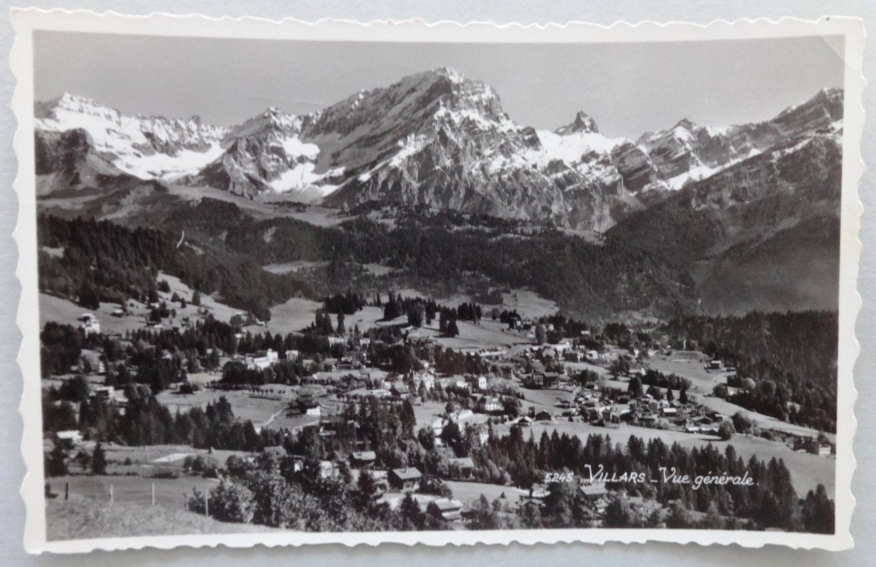Ansichtskarten: Villars - Vue générale – Gebraucht aus Fétigny von Billy2miny