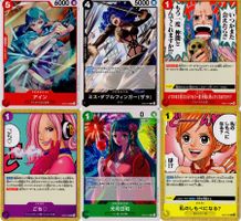 6 verschiedene One Piece Karten ( japanisch)