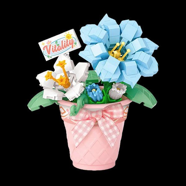 Kit di costruzioni: Blume im Topf: Vitality / Mini-Bausteine – Nuovo e nell'imballaggio originale da Meisterschwanden venduto da Bigi1 1