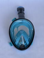 Vollgesichtsmaske Schnorchelmaske blau neuwertig