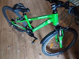 Kinderfahrrad Canyon Speed 24 Zoll gruen gebraucht