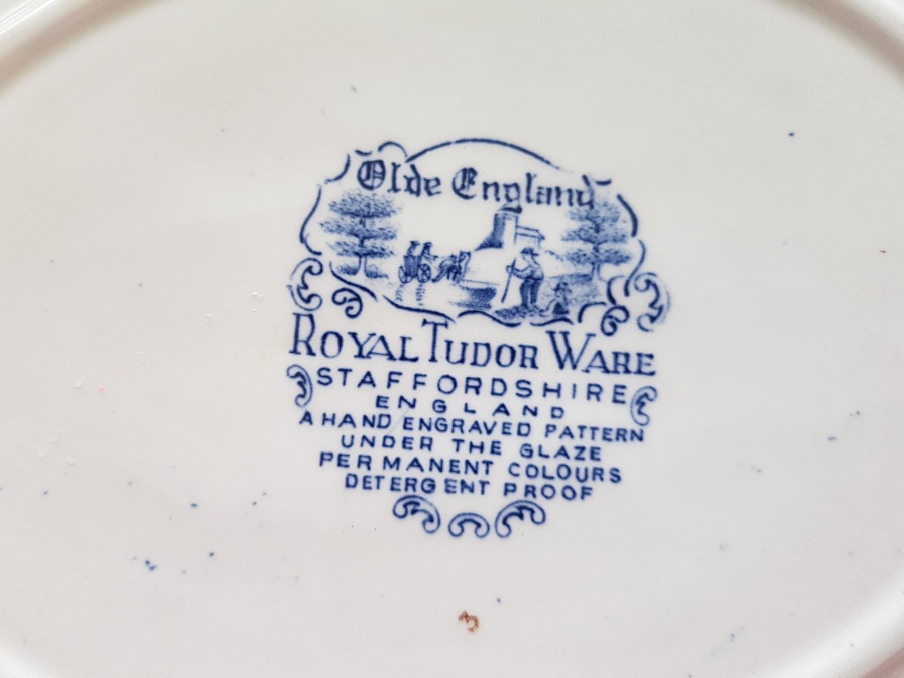 Teller: ROYAL TUDOR WARE OLDE ENGLAND Assiette / Teller – Gebraucht aus Cossonay-ville von Super-Price-Quality 9
