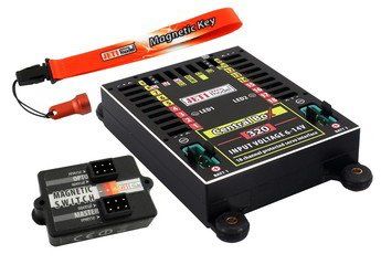 Jeti Receiver: Jeti Akkuweiche Central Box 320 mit Magnet Schalter – Neu und originalverpackt aus Balsthal von Jetline