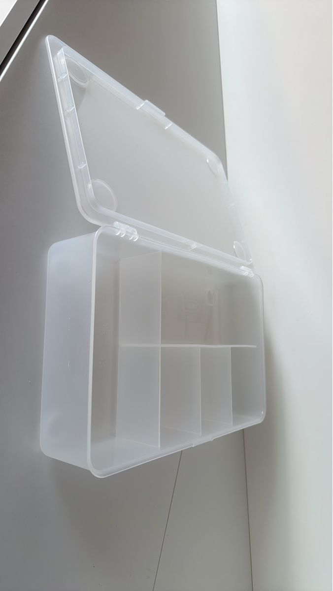 Ikea Behälter & Ähnliches: Ikea GLIS Aufbewahrungsbox mit Fächern transparent – Gebraucht aus Basel von elt_z9kz