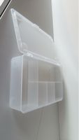 Ikea GLIS Aufbewahrungsbox mit Fächern transparent