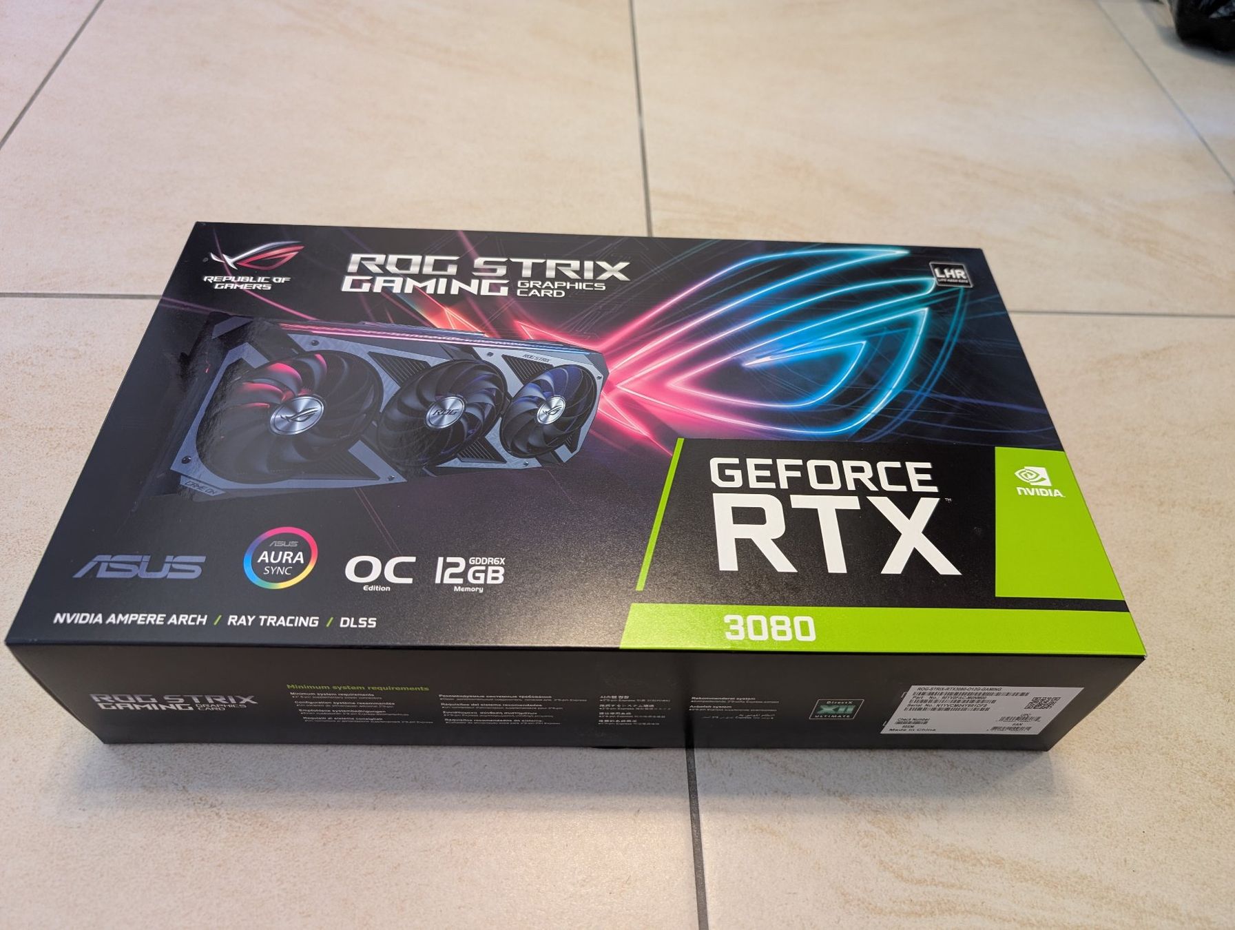 Asus Schede grafiche: ASUS ROG Strix GeForce RTX 3080 OC Edition 12GB – Usato da Cham venduto da Leoly1337 6