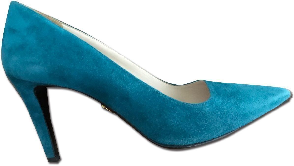 Prada Scarpe da donna: Prada suede turquoise shoes – Usato da Basel venduto da 18Inspiration