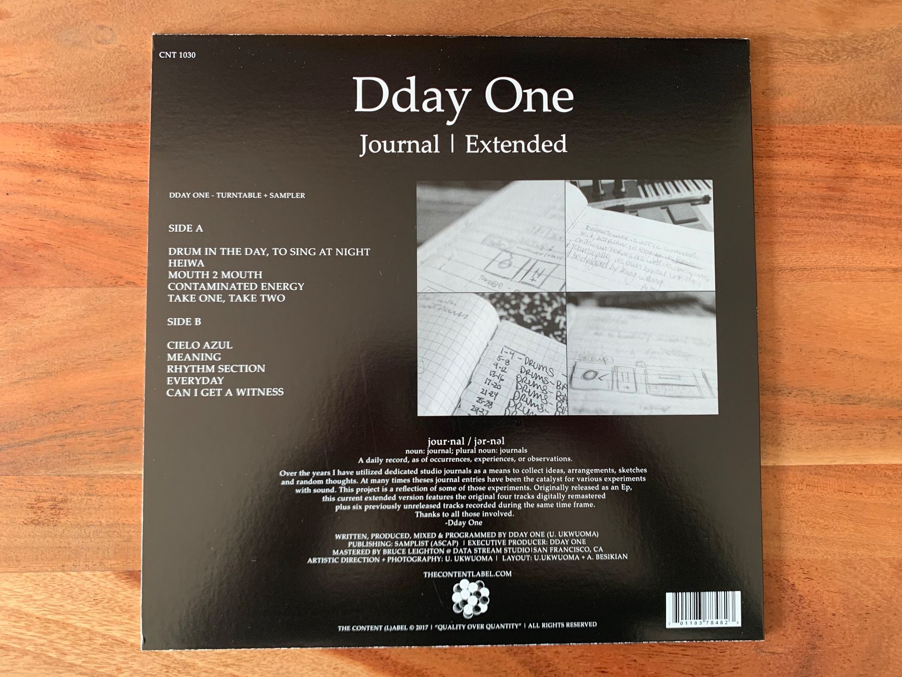 Dischi in vinile: Dday One – Journal | Extended - Limitiert – Nuovo (secondo la descrizione) da Nunningen venduto da MashTape 1
