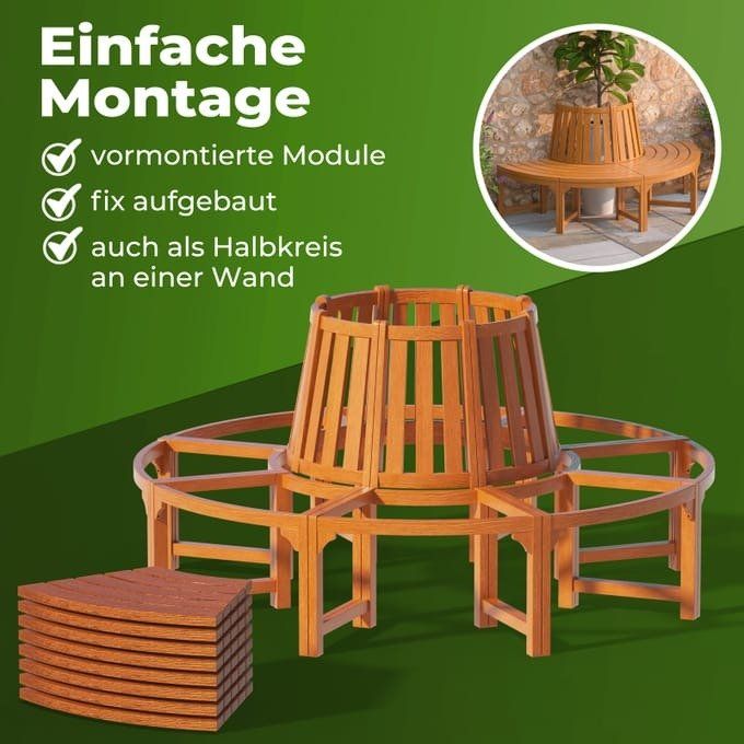 Panchine: Baumbank 160cm - Eukalyptus – Nuovo e nell'imballaggio originale da Winterthur venduto da aredo 3