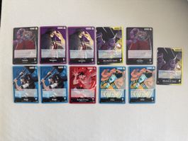 One Piece Karten Konvolut diverse Charaktere neu