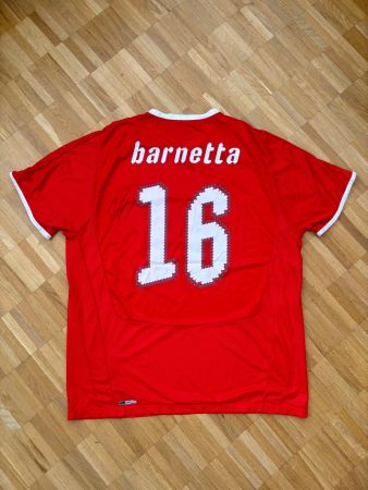 2008-10 Schweiz Trikot Barnetta signierte #16 Size XL
