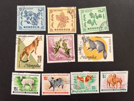 Mongolei kl. Lot gest.  (2096)