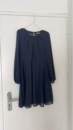 Elegante vestito estivo con maniche a sbuffo,  46 italian