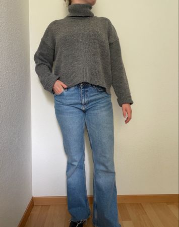 Grey turtleneck zara S 