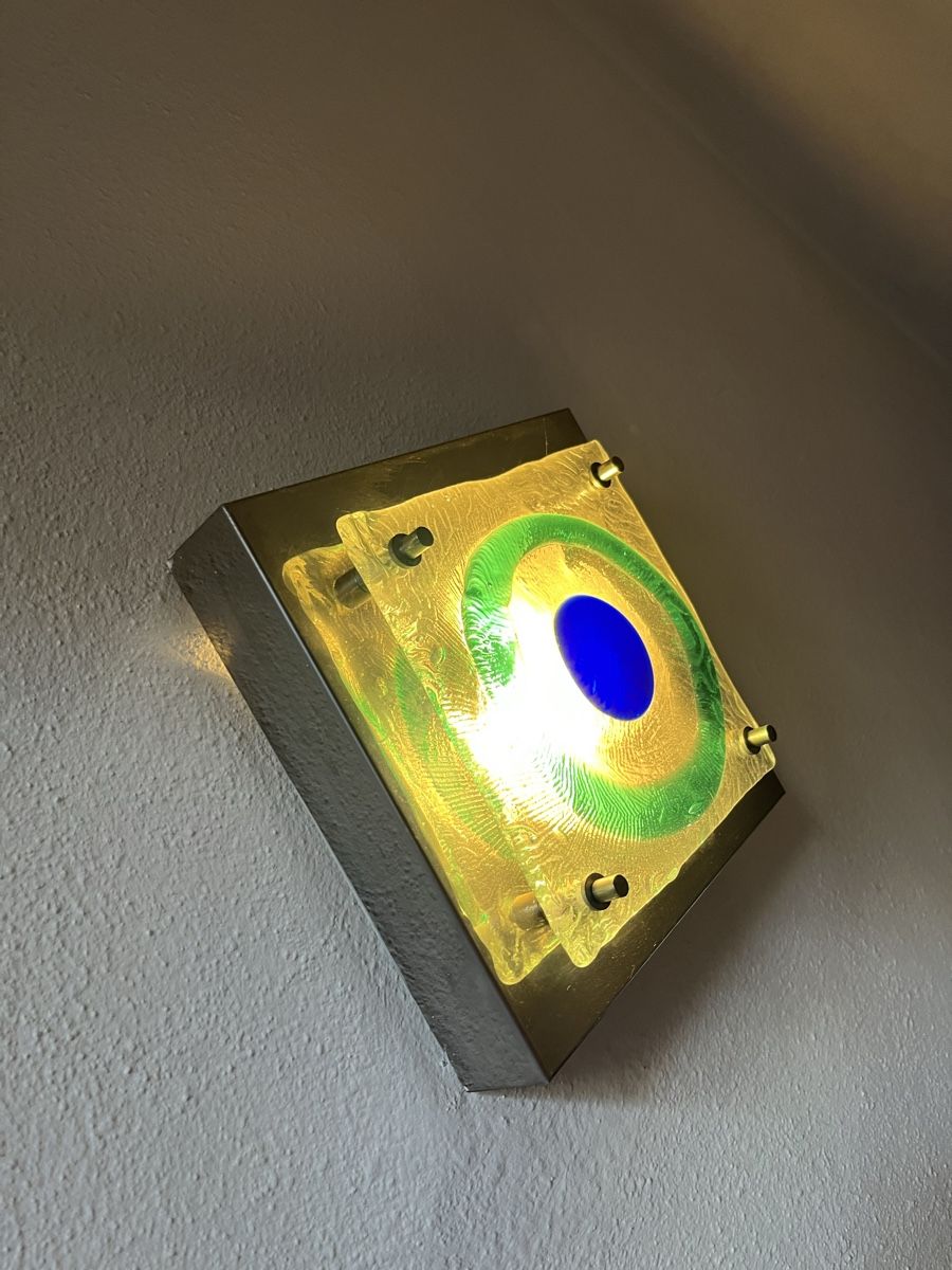 Lampade: 3 x Applique Angelo Brotto per Esperia Anni '60  – Usato da Lugano venduto da Emi.2798