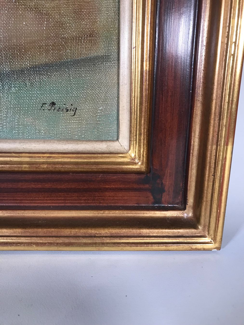 Gemälde: Öl Bild Sonnenblumen,  Fritz Preisig, – Gebraucht aus winterthur von Grami1 2