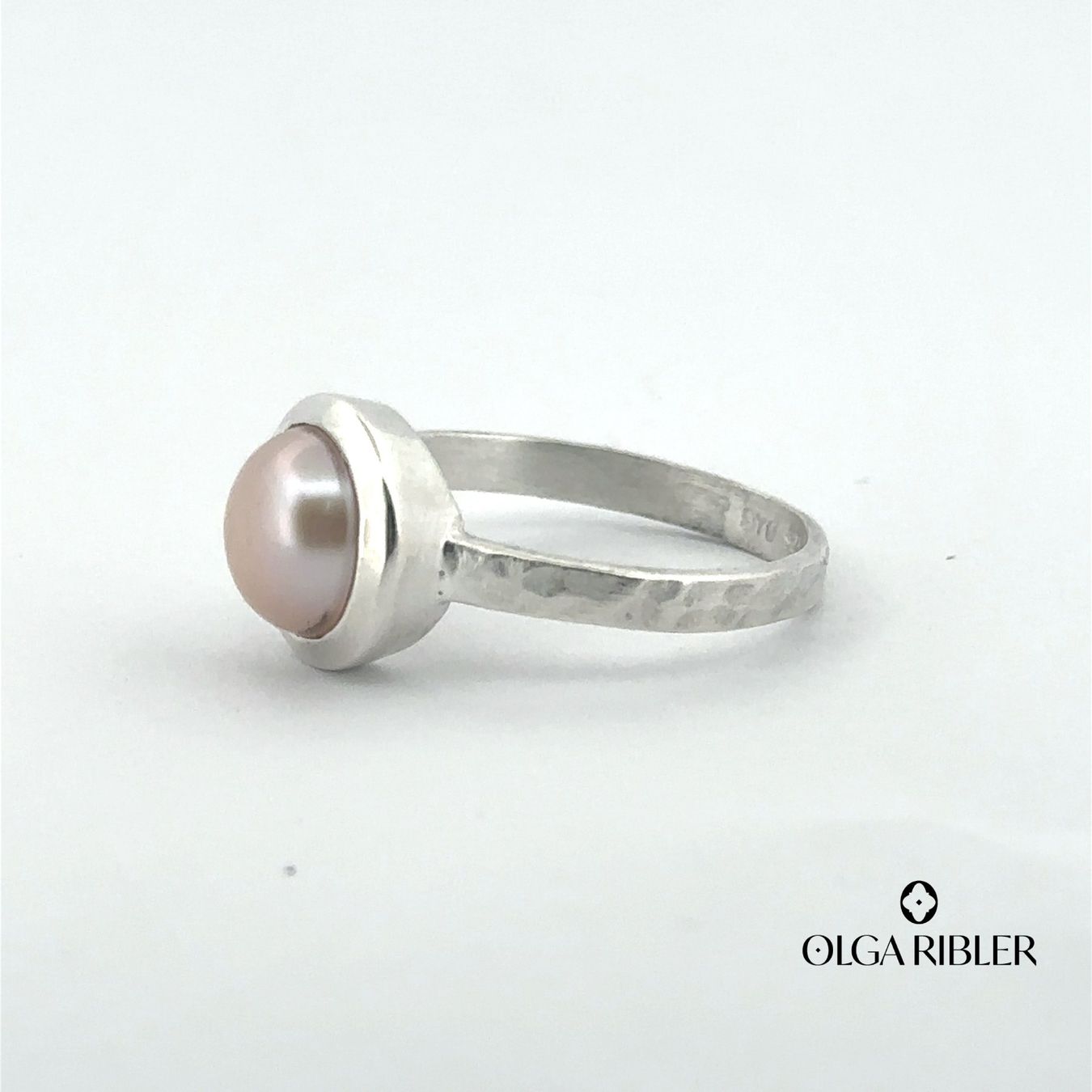 Olga Ribler Anelli: Feiner Ring 925 Sterling Silber mit Perle Grösse 58 – Nuovo (secondo la descrizione) da Luzern venduto da Schmuckoutlet 3