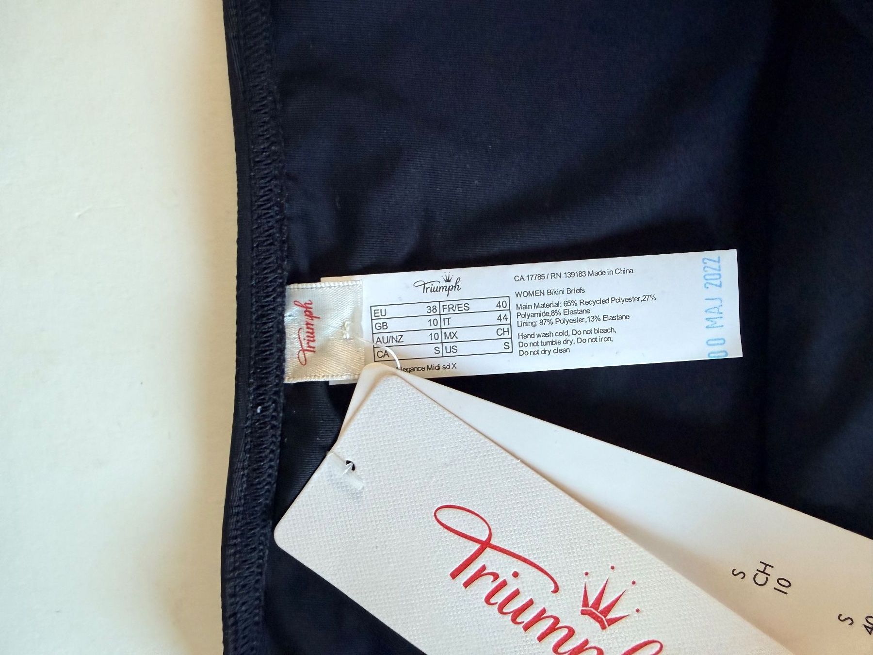 Triumph Costumi da bagno & Bikini: TRIUMPH, Bikini VENUS ELEGANCE, Grösse 38D/38, Farbe Schwarz – Nuovo e nell'imballaggio originale da Rudolfstetten venduto da gst_g7xl 6