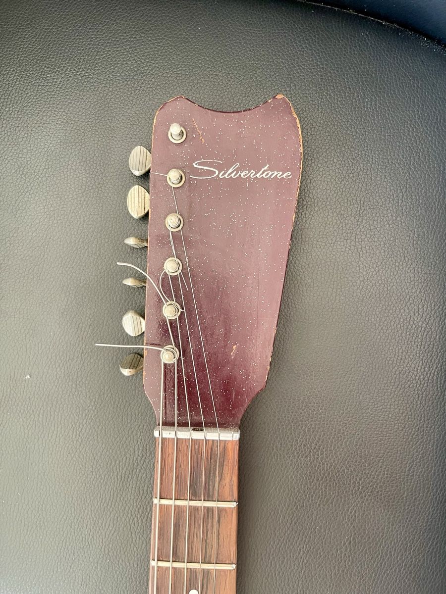 Vintage Strumenti musicali: Vintage - Silvertone 1963 Red Sparkle – Usato da Erlinsbach SO venduto da Abussi89 3