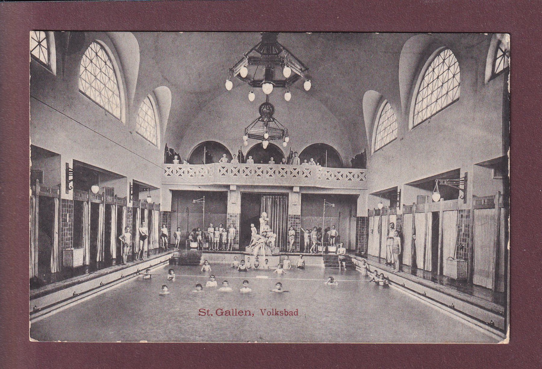 Cartes postales: ST. GALLEN - Volksbad - 1907 – D'occasion à Pully par nicecards