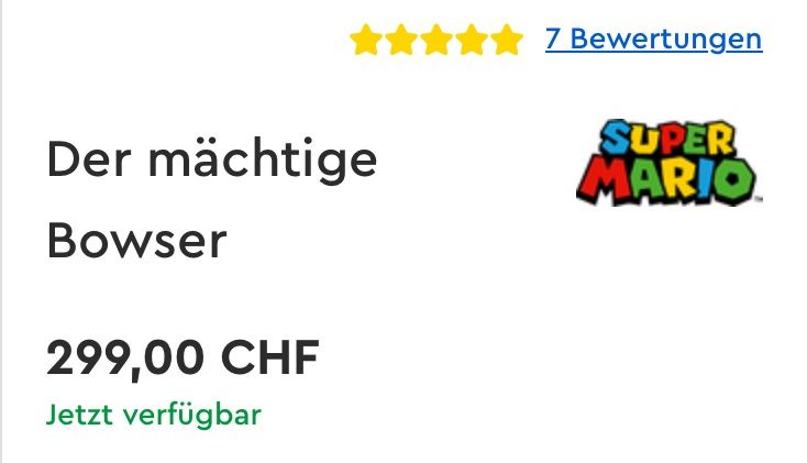 Lego Baukästen: LEGO 71411 Der Mächtige Bowser – Neu und originalverpackt aus Zürich von Gamecards 4