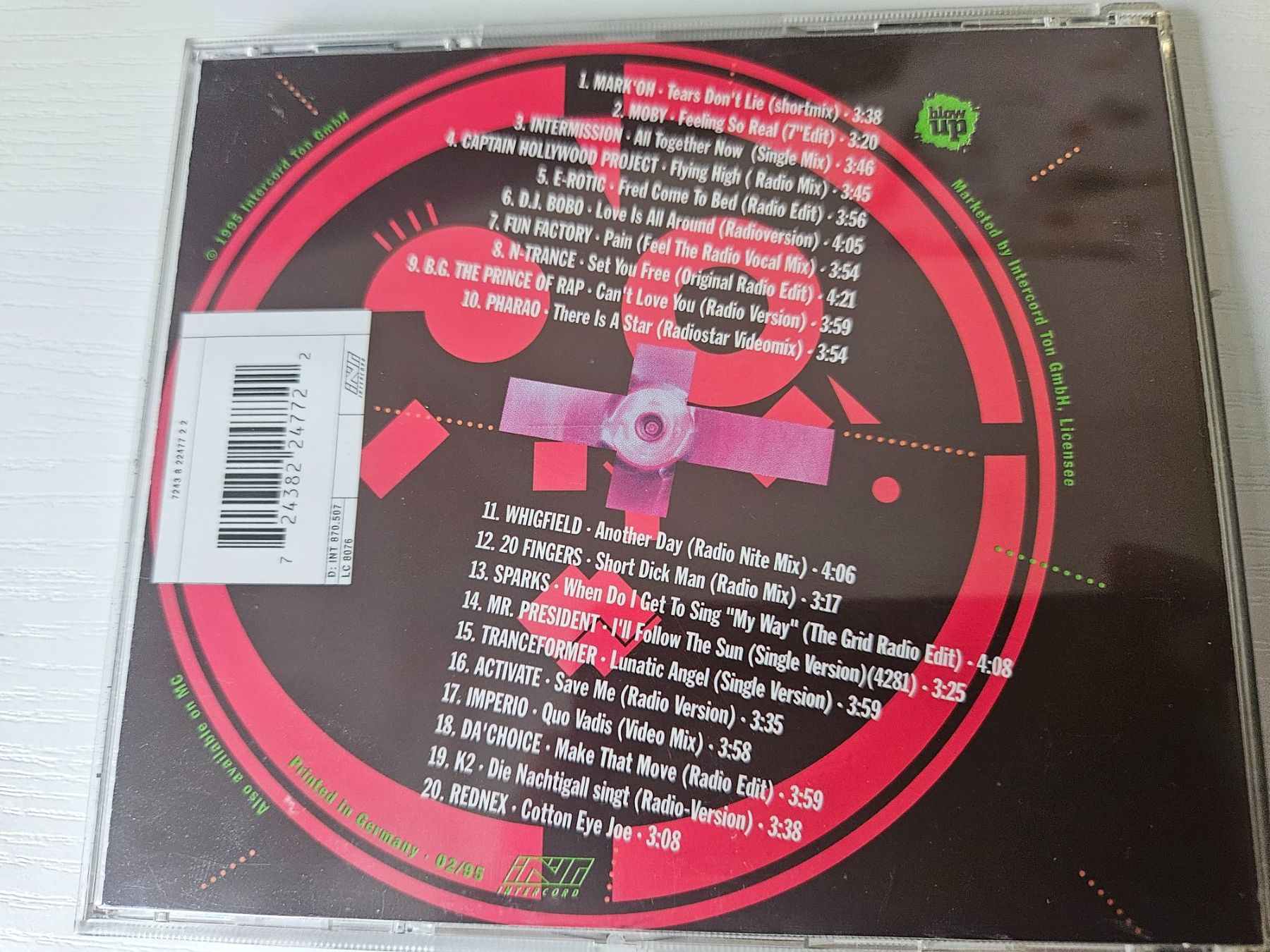 CD: Dance Mission Volume 7 diverse Interpreten 1995 – Usato da Liestal venduto da tower01 1