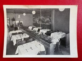 1948 Hotelkarte Touring-Garni Basel