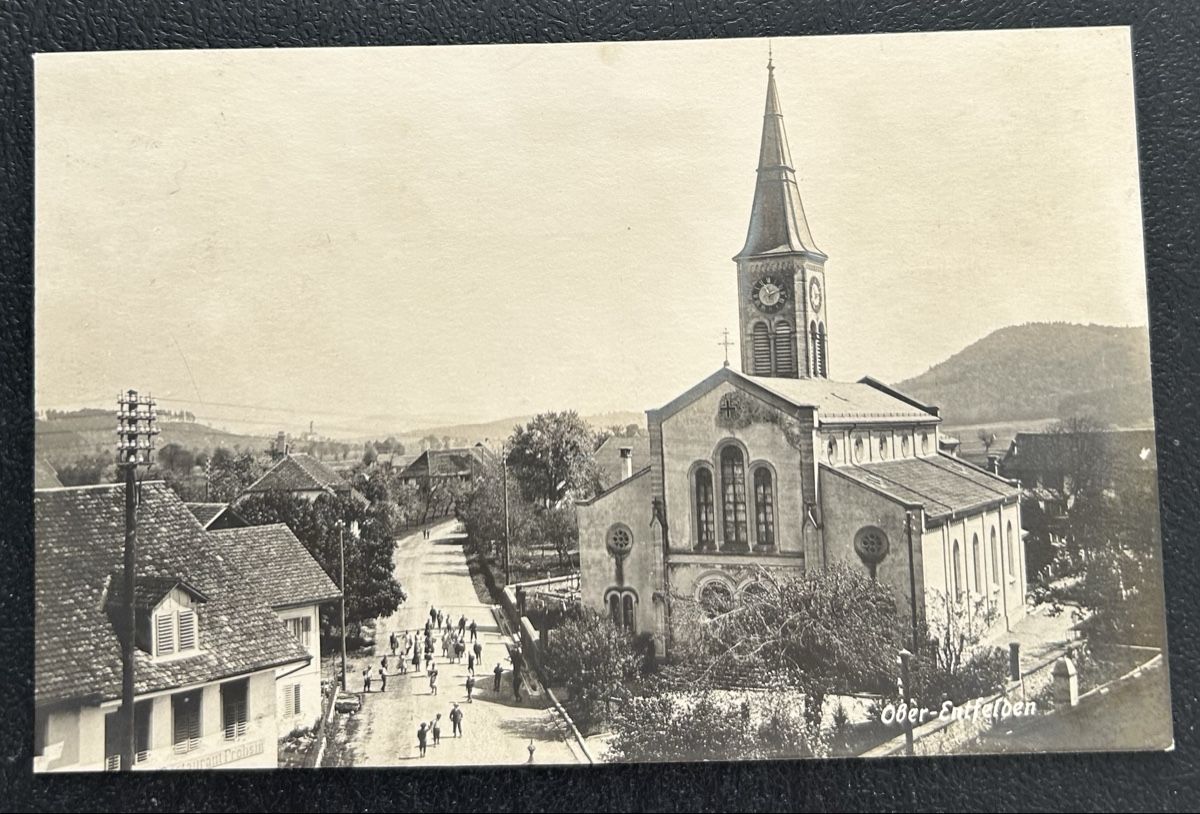 Cartoline postali: Fotokarte Oberentfelden  – Usato da Horw venduto da Tellbub