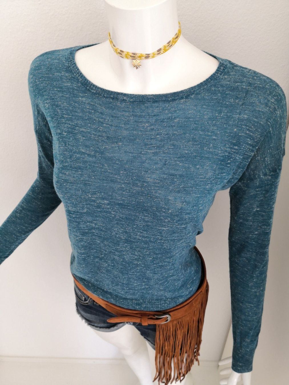Mango Maglioni & Felpe: 🤩MANGO 3-MODEL STRICK PULLOVER TÜRKIS & DRUCKKNÖPFE & D&G P – Nuovo (secondo la descrizione) da Olten venduto da Naja-Twins-Twins 6