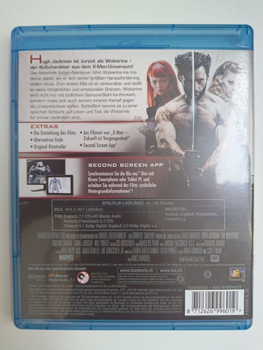 Tutti i DVDs: Wolverine - Weg des Kriegers – Usato da Liestal venduto da Kratzilla 2