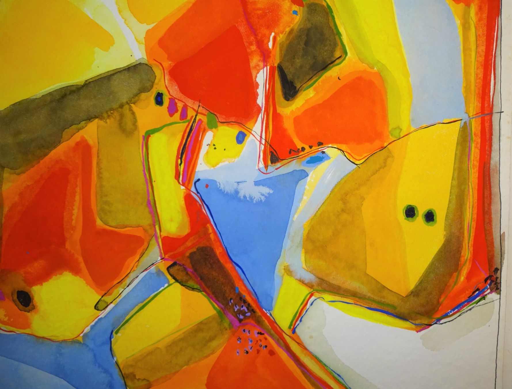 Dipinti: Original Gouache Gemälde – Usato da Zürich venduto da kunstkreis 1