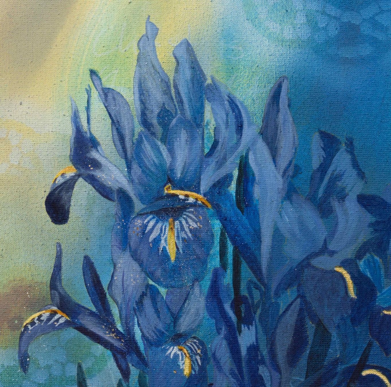 Dipinti: Original Kunstwerk "Garten des Lichts", 50 x 70 cm – Nuovo e nell'imballaggio originale da Tägerwilen venduto da Simone_Widler_Art 2