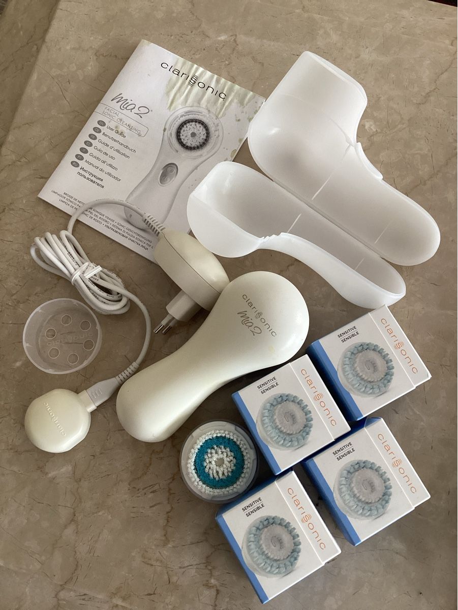 Clarisonic Cura del viso: Clarisonic Mia 2 mit Ersatzbürsten – Usato da Magadino venduto da sylvierosa 1
