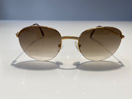 Lunettes de Soleil Vintage Cartier Colisée Gold