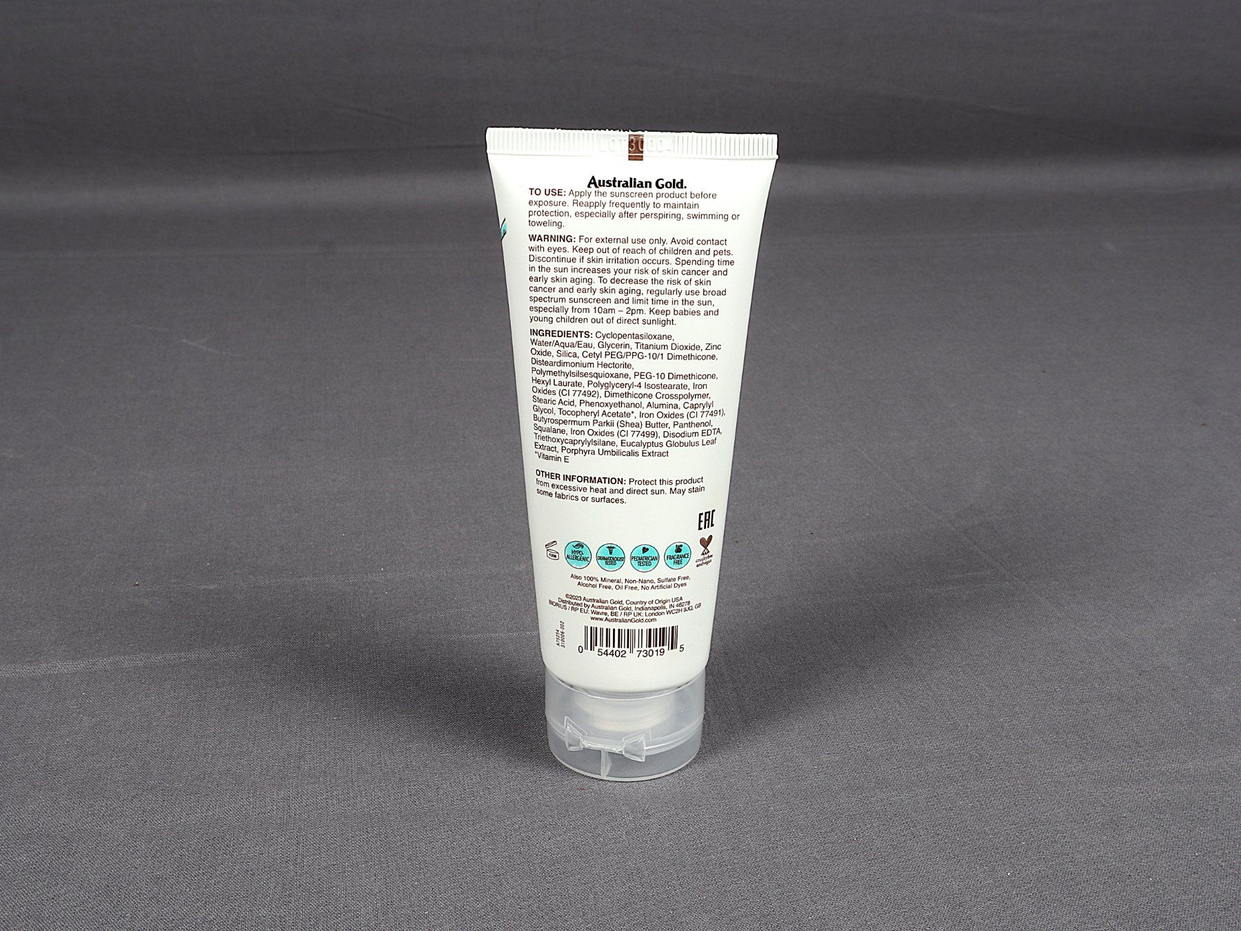 Protection solaire: AUSTRALIANGOLD Botanical sunscreen 50 – Neuf (Voir description) à Steinen par Restwert_Steinen 2