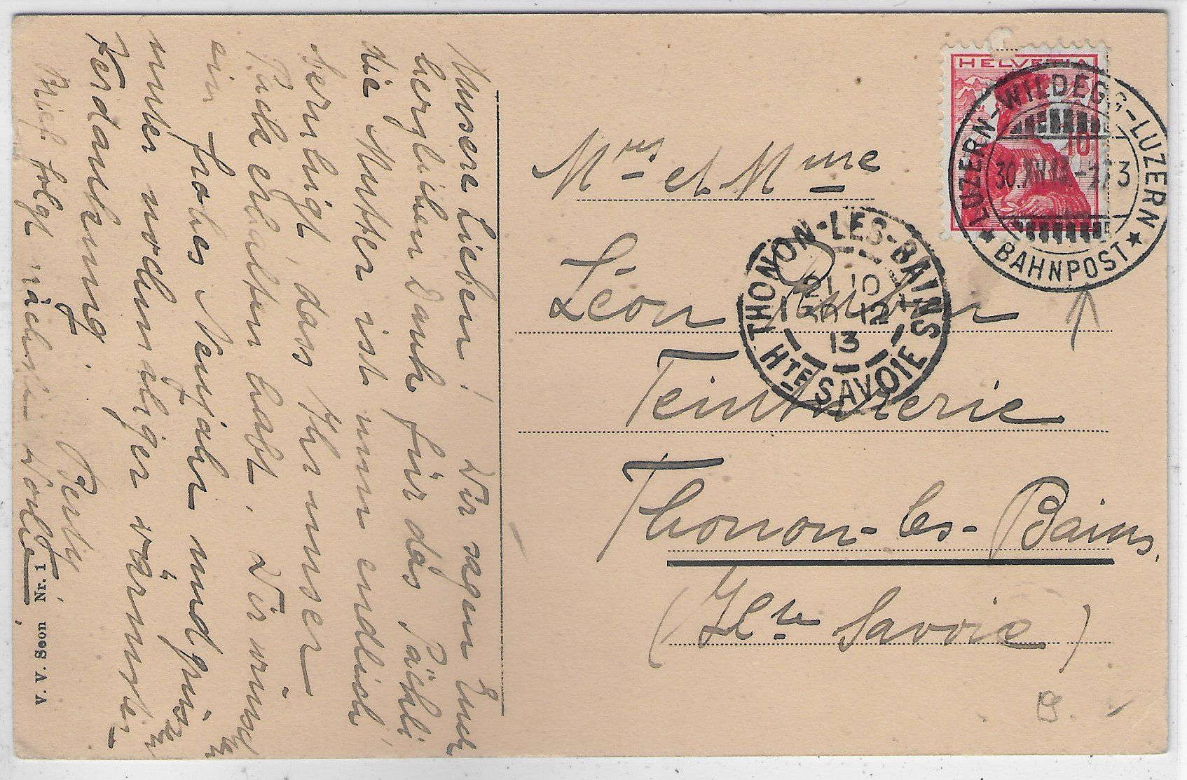 Cartoline postali: Untere Mühle - Seon – Usato da Ettingen venduto da Kartenplanet 1