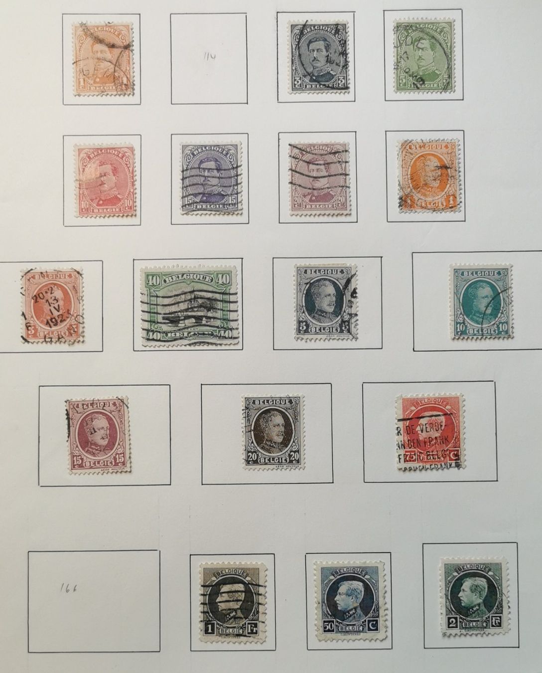 Tous les timbres: Belgien ab 1915 – D'occasion à Aadorf par Chnorli-Furz