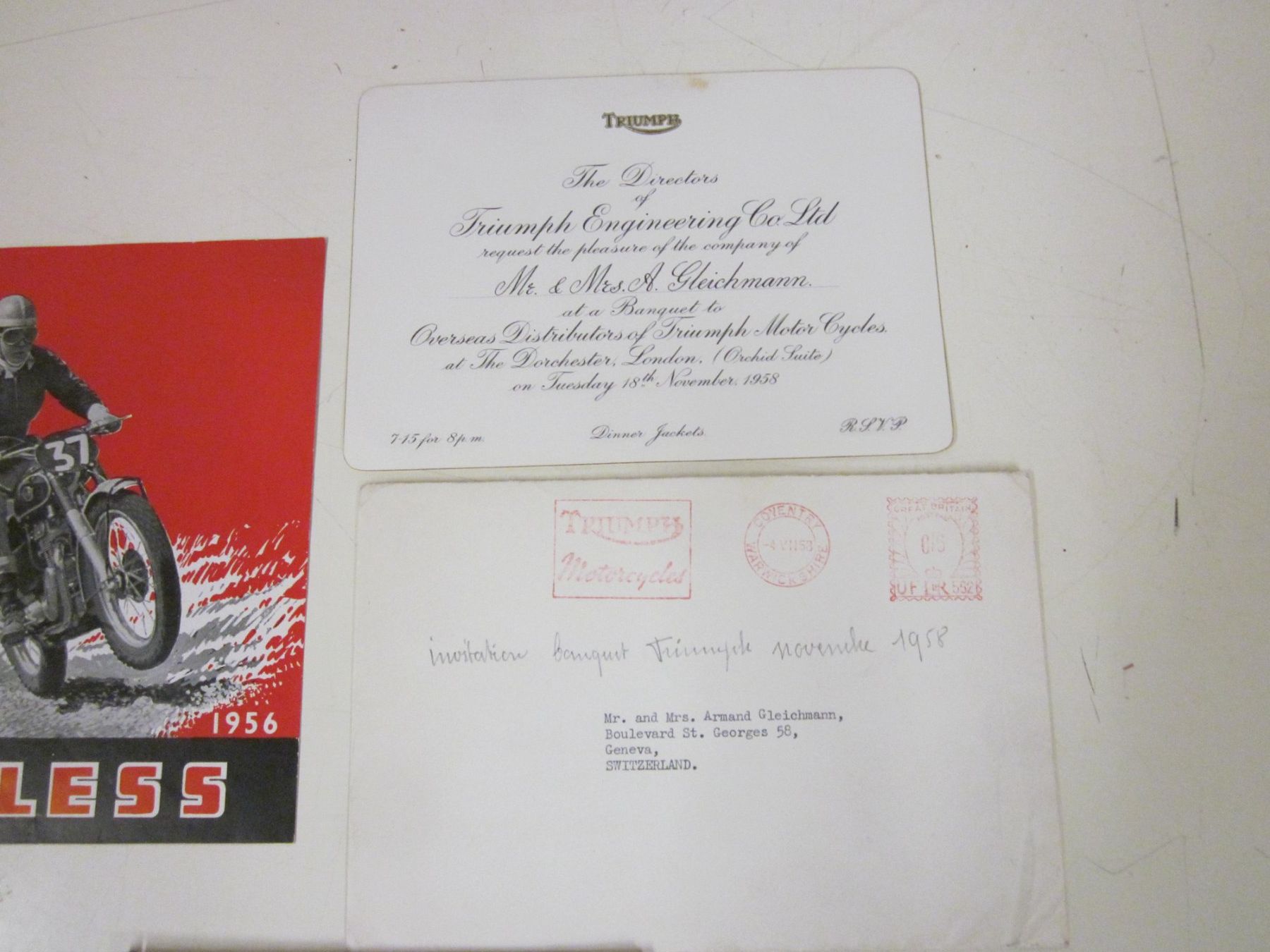Documenti: Vintage Motorrad Manuel Prospekt Matchless Werner Oldtimer – Usato da Grand-lancy venduto da kohler333 3