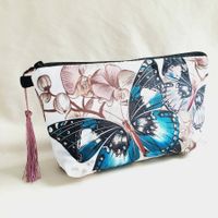 💄Make-up-Täschli "SCHMETTERLING" türkis oder lila 🦋NEU