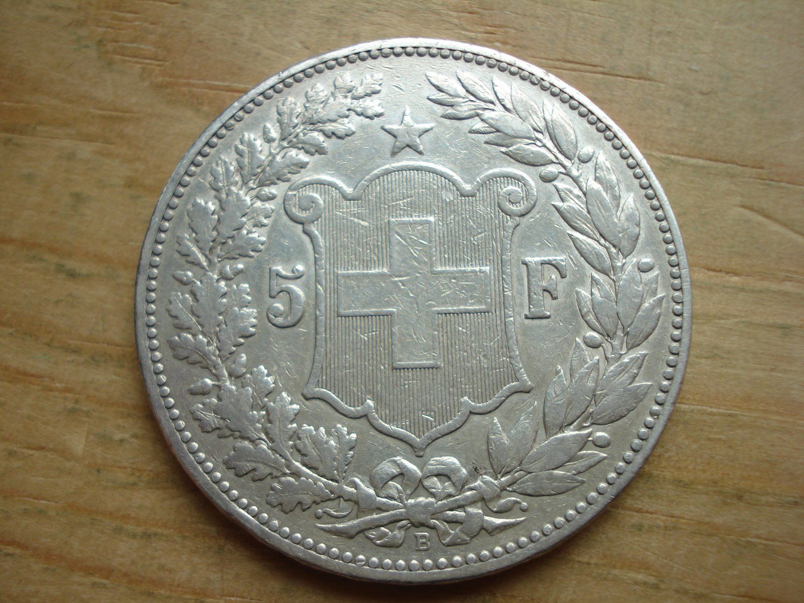 Alle Münzen: (K2) 5 Franken 1892 – Gebraucht aus Erlach von Net-Coins 1