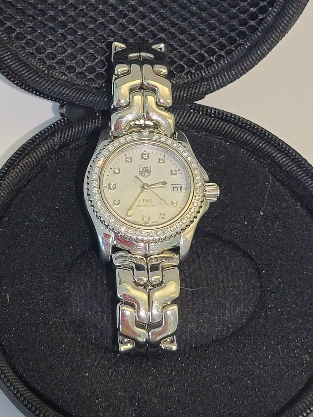Tag Heuer Orologi: TAG Heuer Link mit Brillanten – Usato da Ennetmoos venduto da Billi20 5