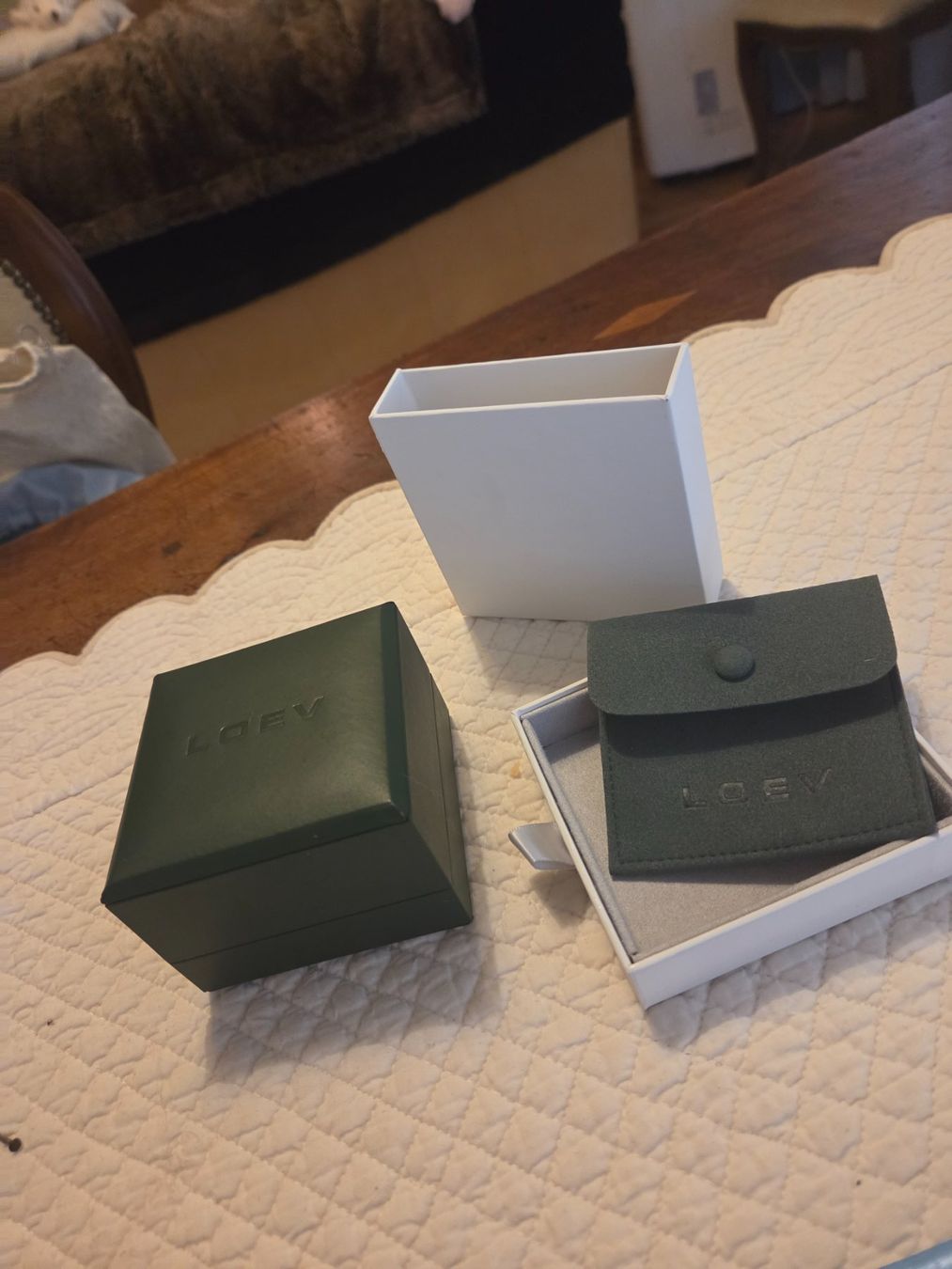 Loewe Ohrringe & -stecker: LOEV créoles or et brillants – Neu und originalverpackt aus Genève von canin04 3