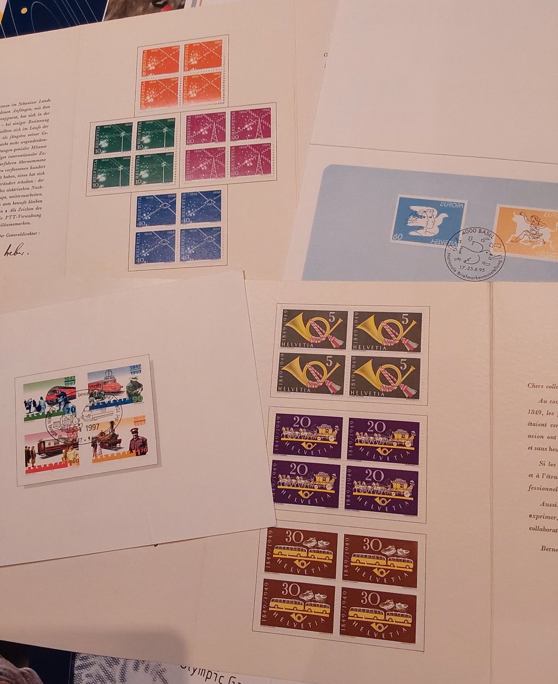 Tutti i francobolli: Ü. 200 Stk. CH Weihnachtskarten, Folders etc. – Usato da Münchwilen AG venduto da Nesar 7