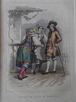 Kolorierter Kupferstich Zug und Schwyz, Rouargue frères,1852