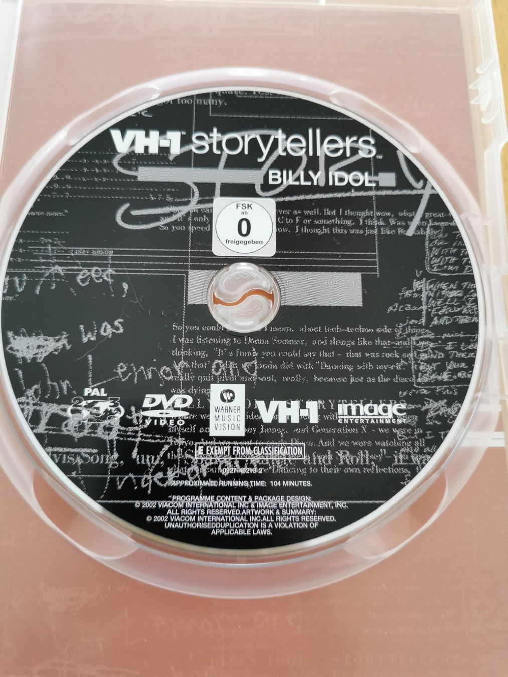 Tutti i DVDs: Billy Idol - VH-1 Storytellers, DVD – Usato da St.Gallen venduto da Tamal0204 3