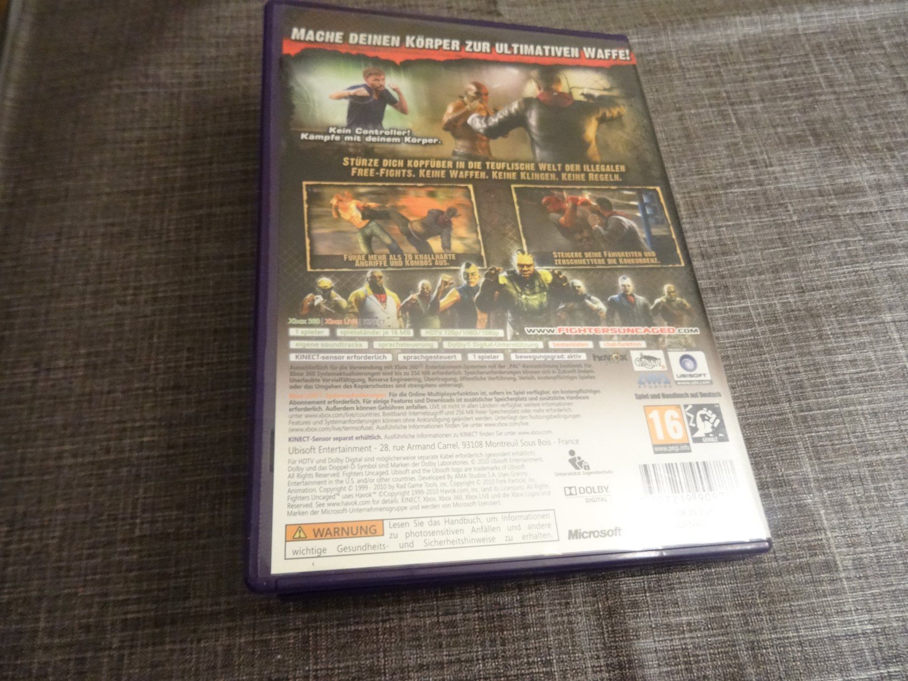Microsoft Giochi: Fighters Uncaged - Xbox 360 Kinect – Usato da Olten venduto da Disc-Ausverkauf 2