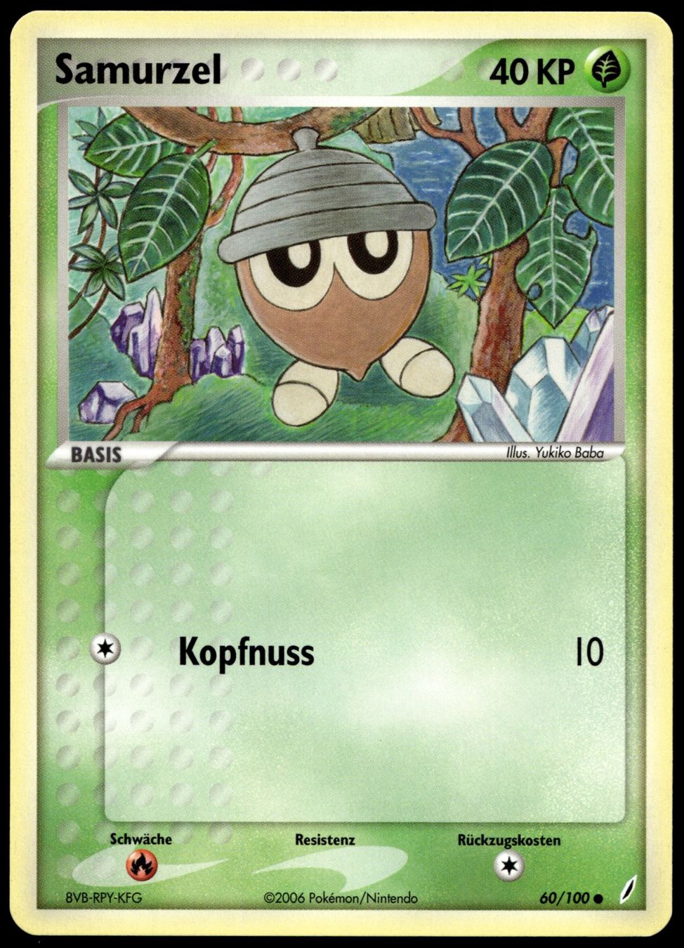 Pokémon Carte collezionabili: Samurzel 60/100 Pokémon EX Crystal Guardians – Nuovo (secondo la descrizione) da Uster venduto da Madame_Cards