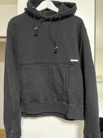 C2H4 Boxy Cropped Tech Hoodie