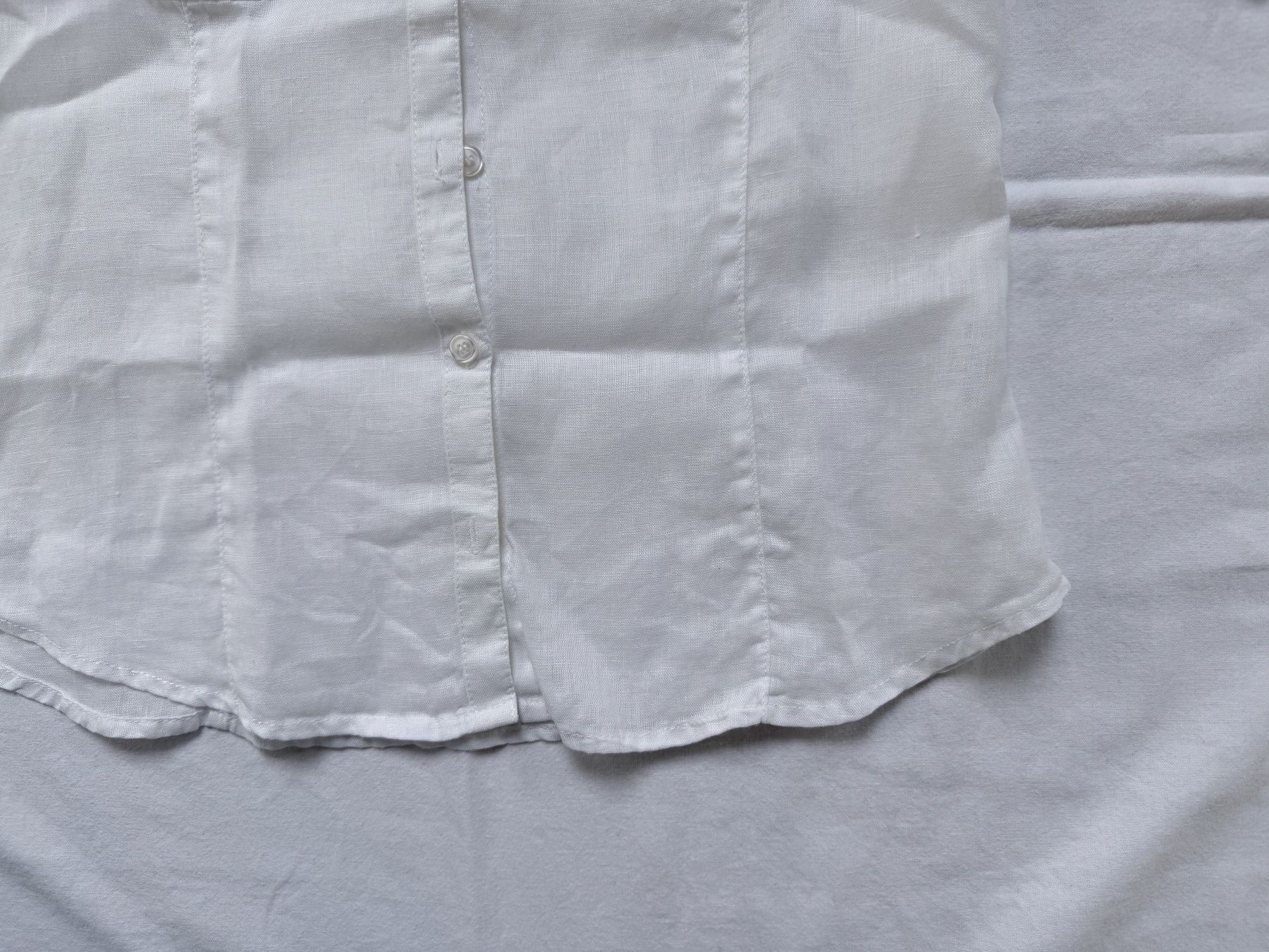 H&M Camicette: H&M, Leinenbluse kurzarm, weiss, Gr. 34 – Nuovo (secondo la descrizione) da Basel venduto da Solaia28 2