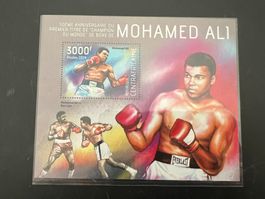 Muhammad Ali  2014 Zentralafrika  Block  **  (A845)